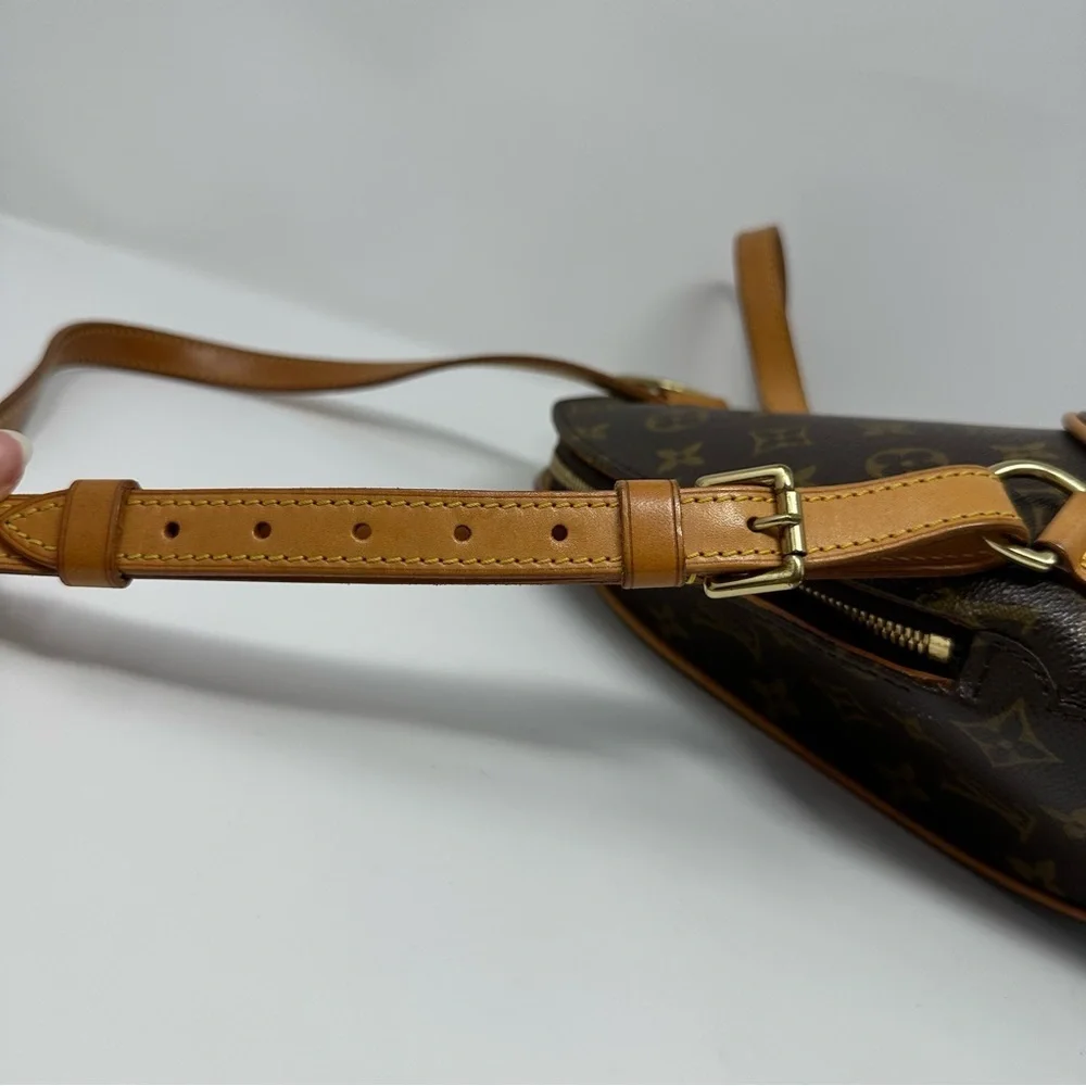 Louis Vuitton Brown and Tan Monogram Backpack